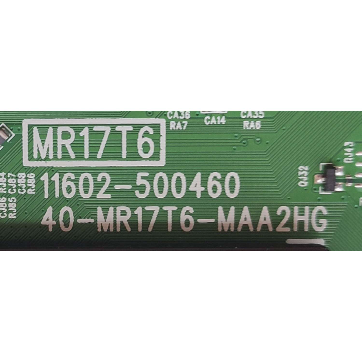 MAIN PARA TV TCL 4K·UHD·HDR ((ROKU TV)) / NUMERO DE PARTE 30800-000499 / 30801-000475 / 40-MR17T6-MAA2HG / V8-MR17K01-LF / GTC011975I / PANEL LVU500NDEL / DISPLAY V500DJ7-QE1 REV.D5 / MODELOS 50S451 / 50S455 / 50G31 - Imagen 2